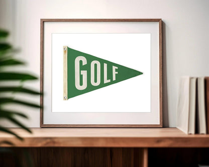 GreenGolfPennant_FramedShelf2 - GOLF LEAGUE