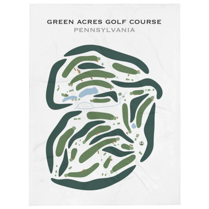 Green Acres Golf Course, Pennsylvania - Printed Golf Courses