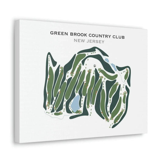 Green Brook Country Club, New Jersey - Printed Golf Courses