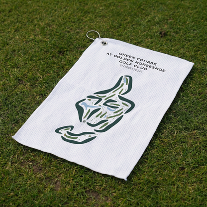 Green Course at Golden Horseshoe Golf Club, Virginia - Printed Golf Courses