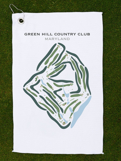Green Hill Country Club, Maryland - Printed Golf Courses