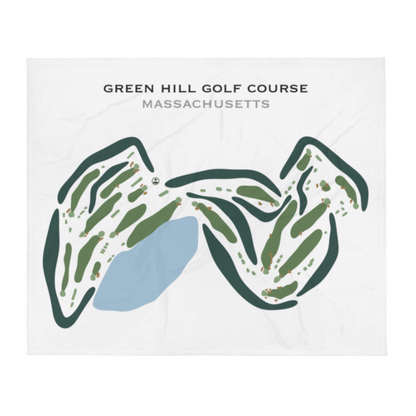 Green Hill Golf Course, Massachusetts - Printed Golf Courses