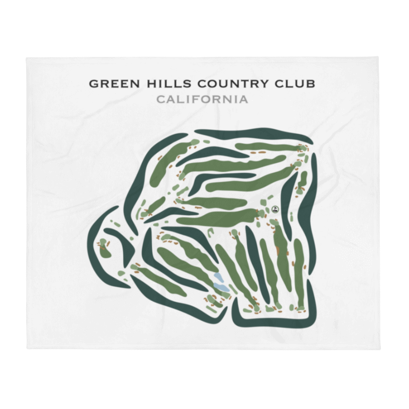 Green Hills Country Club, California (Landscape) - Printed Golf Courses