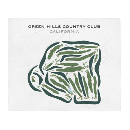 Green Hills Country Club, California (Landscape) - Printed Golf Courses