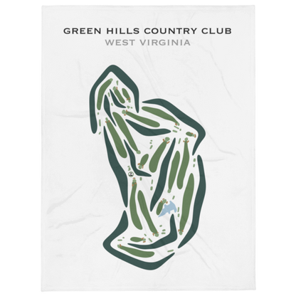 Green Hills Country Club, West Virginia - Printed Golf Courses