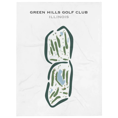 Green Hills Golf Club, Illinois - Printed Golf Courses