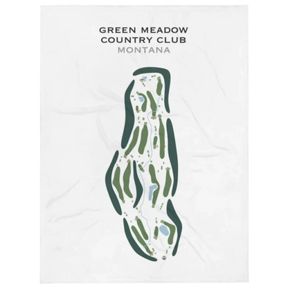 Green Meadow Country Club, Montana - Printed Golf Course