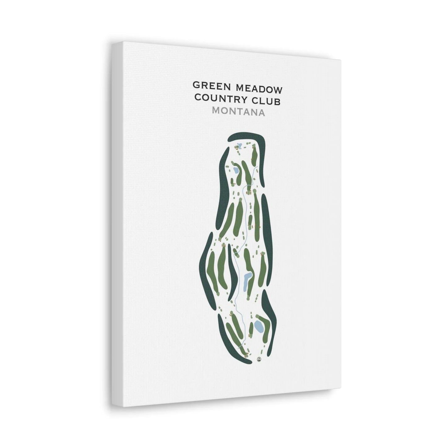 Green Meadow Country Club, Montana - Printed Golf Course