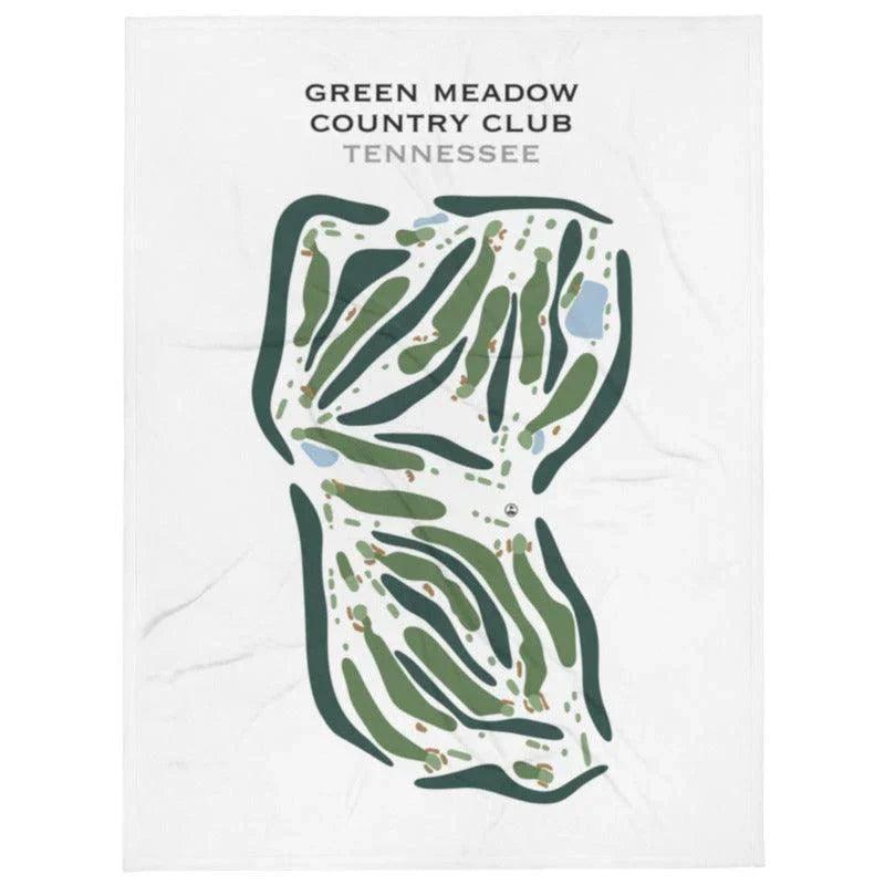 Green Meadow Country Club, Tennessee - Printed Golf Course