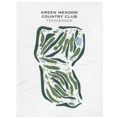 Green Meadow Country Club, Tennessee - Printed Golf Course