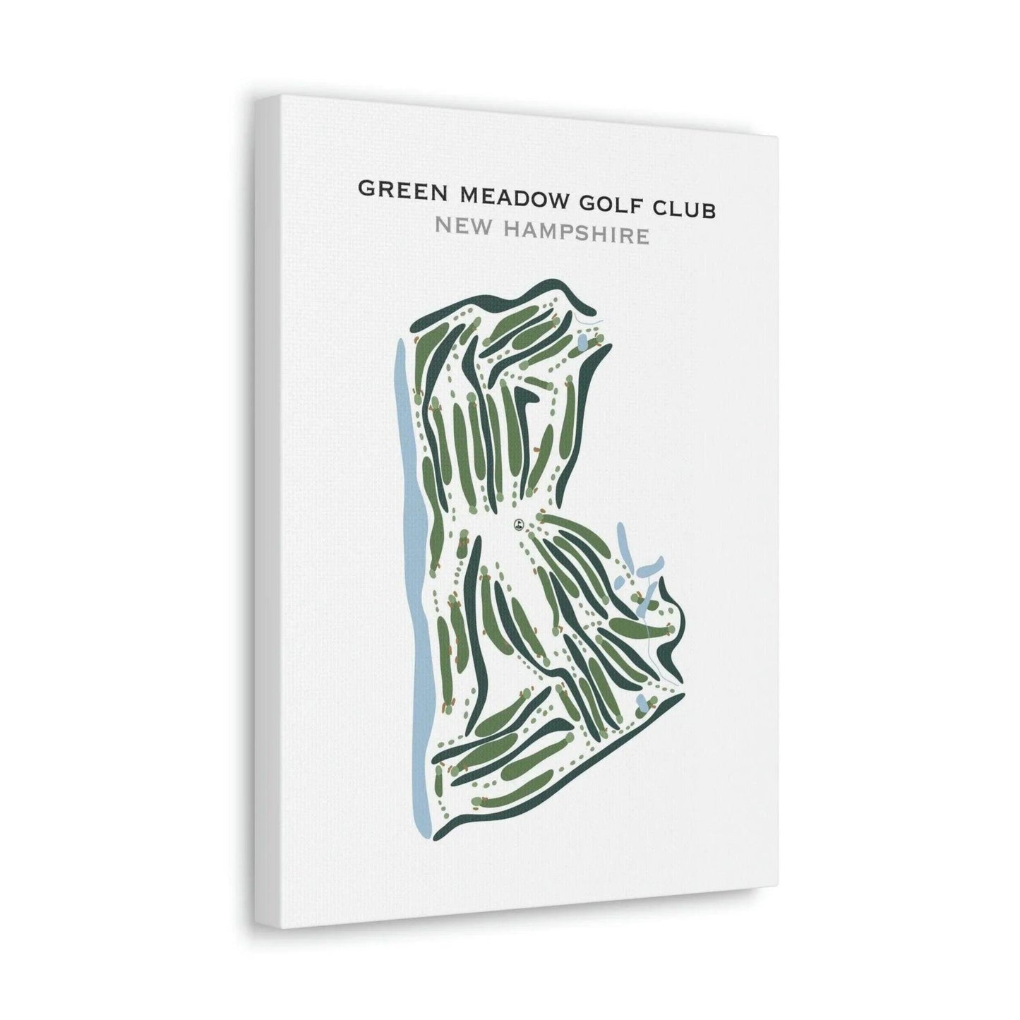 Green Meadow Golf Club, New Hampshire - Printed Golf Courses
