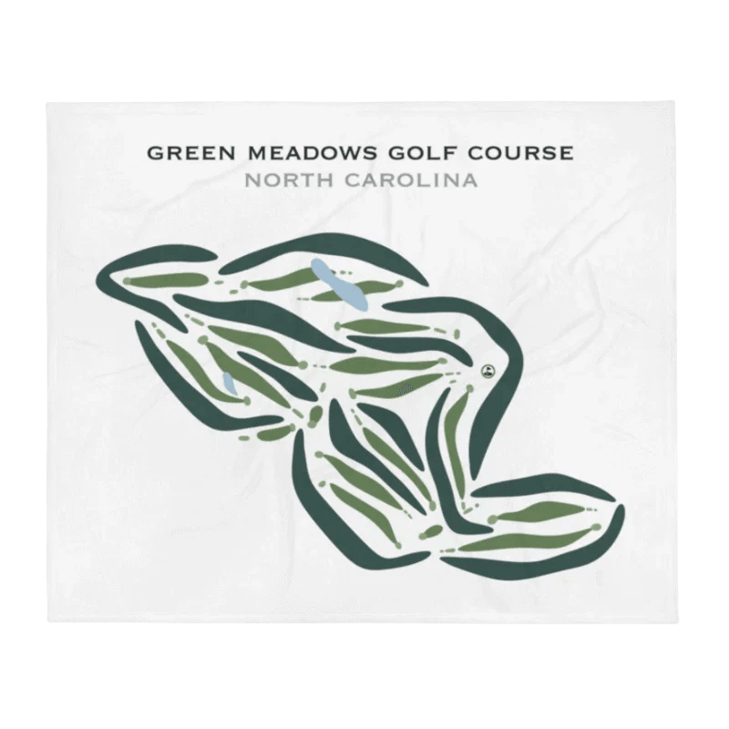 Green Meadows Golf Course, North Carolina - Printed Golf Courses