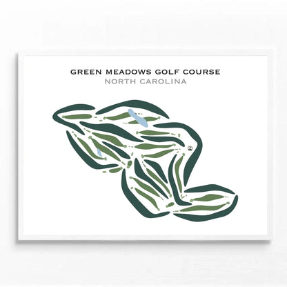 Green Meadows Golf Course, North Carolina - Printed Golf Courses
