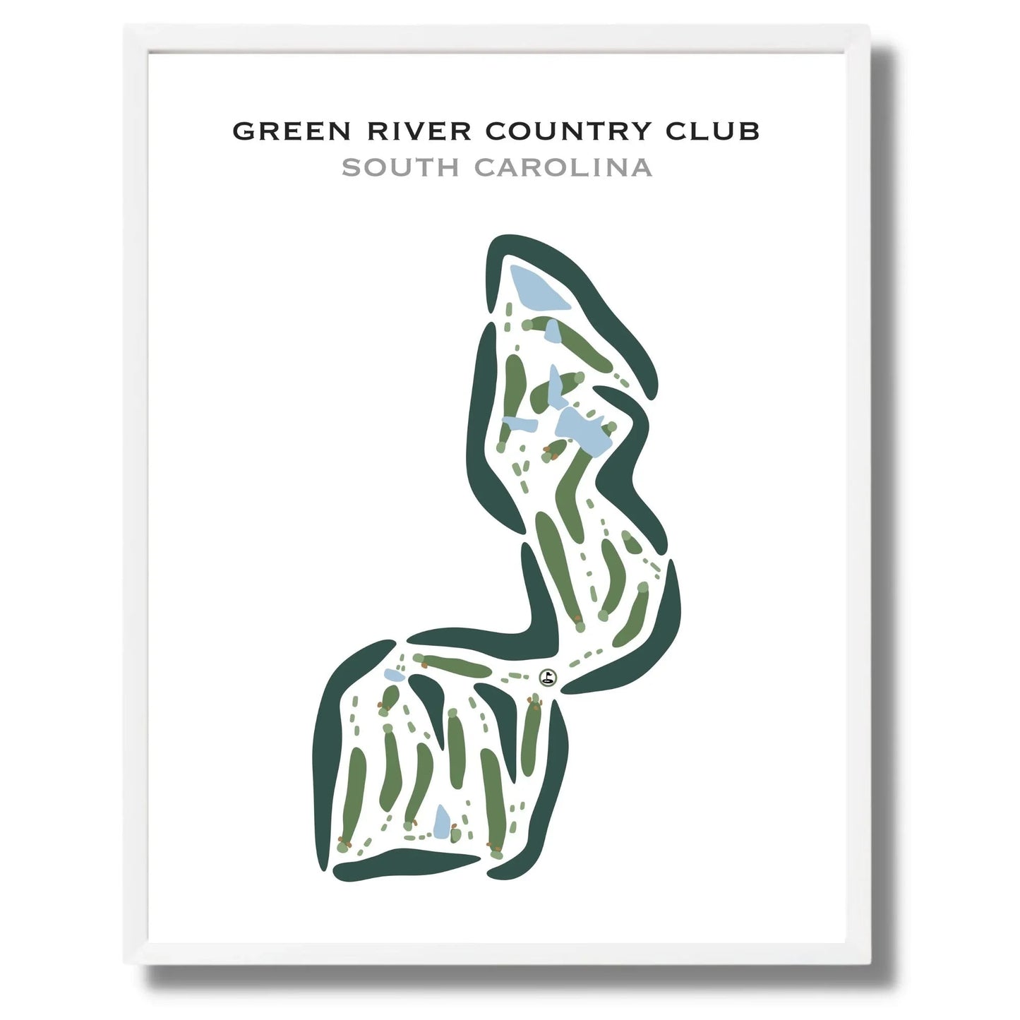 Green River Country Club, South Carolina - Printed Golf Courses
