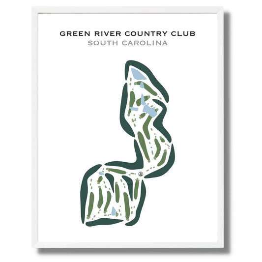 Green River Country Club, South Carolina - Printed Golf Courses