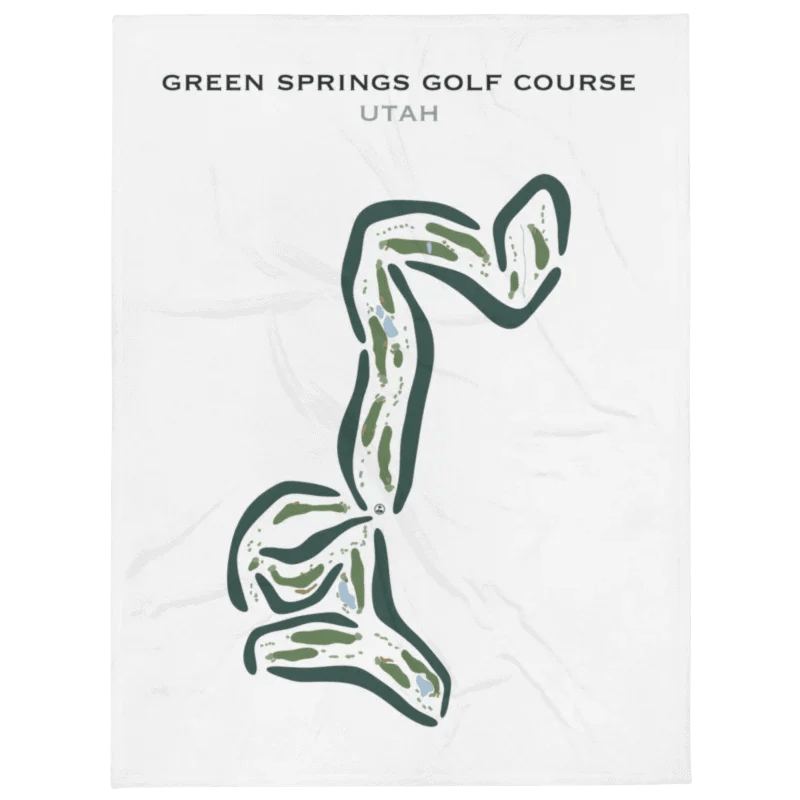 Green Springs Golf Course, Washington Utah - Printed Golf Courses