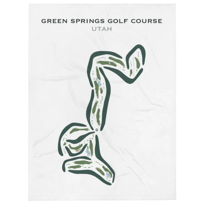 Green Springs Golf Course, Washington Utah - Printed Golf Courses
