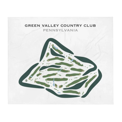 Green Valley Country Club, Pennsylvania - Printed Golf Courses