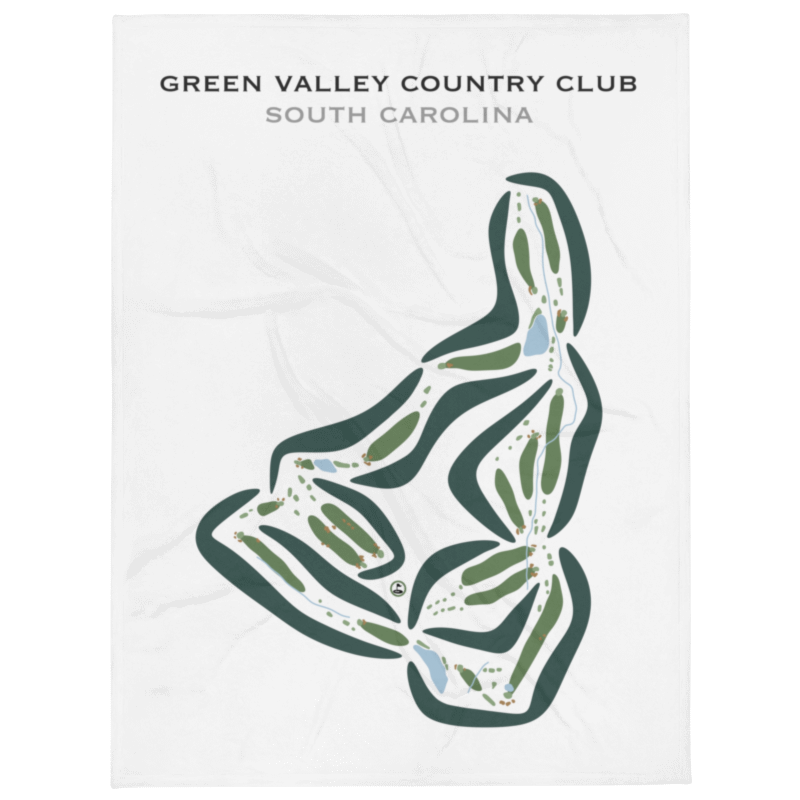 Green Valley Country Club, South Carolina - Printed Golf Courses