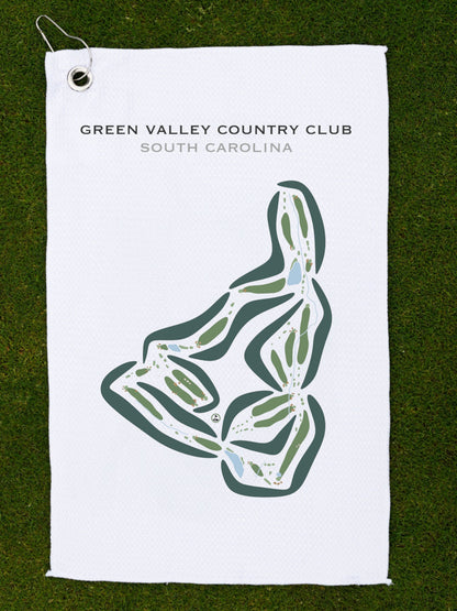 Green Valley Country Club, South Carolina - Printed Golf Courses