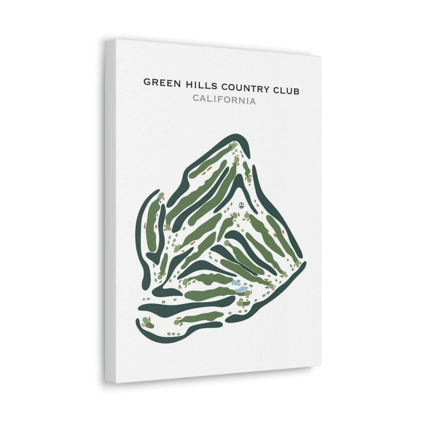 Green Hills Country Club, California - Printed Golf Courses