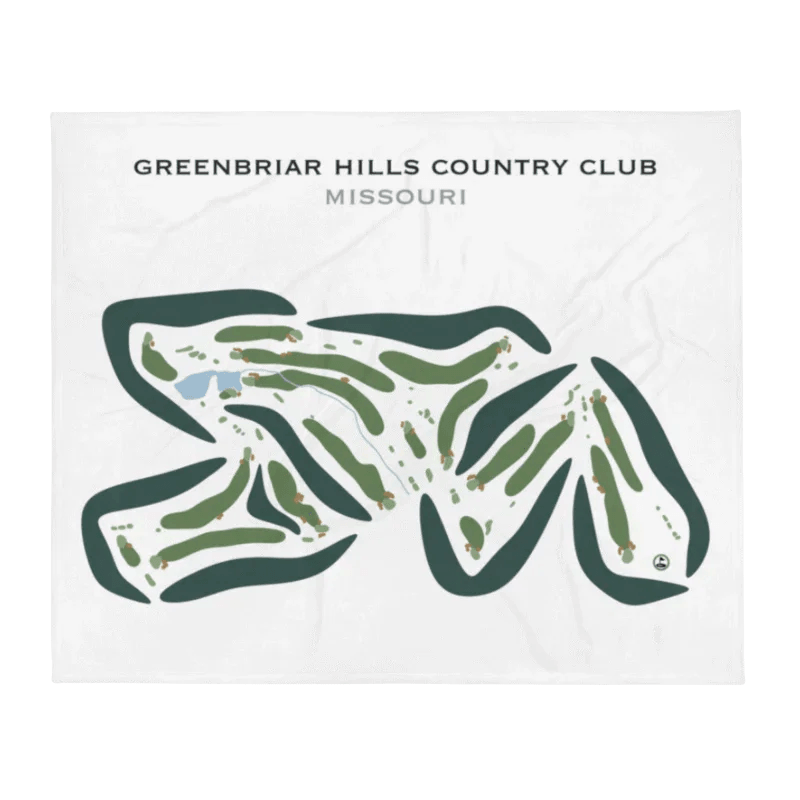 Greenbriar Hills Country Club, Missouri - Printed Golf Courses
