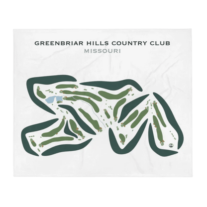 Greenbriar Hills Country Club, Missouri - Printed Golf Courses