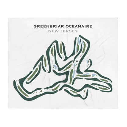 Greenbriar Oceanaire Community & Golf Course, New Jersey - Printed Golf Courses
