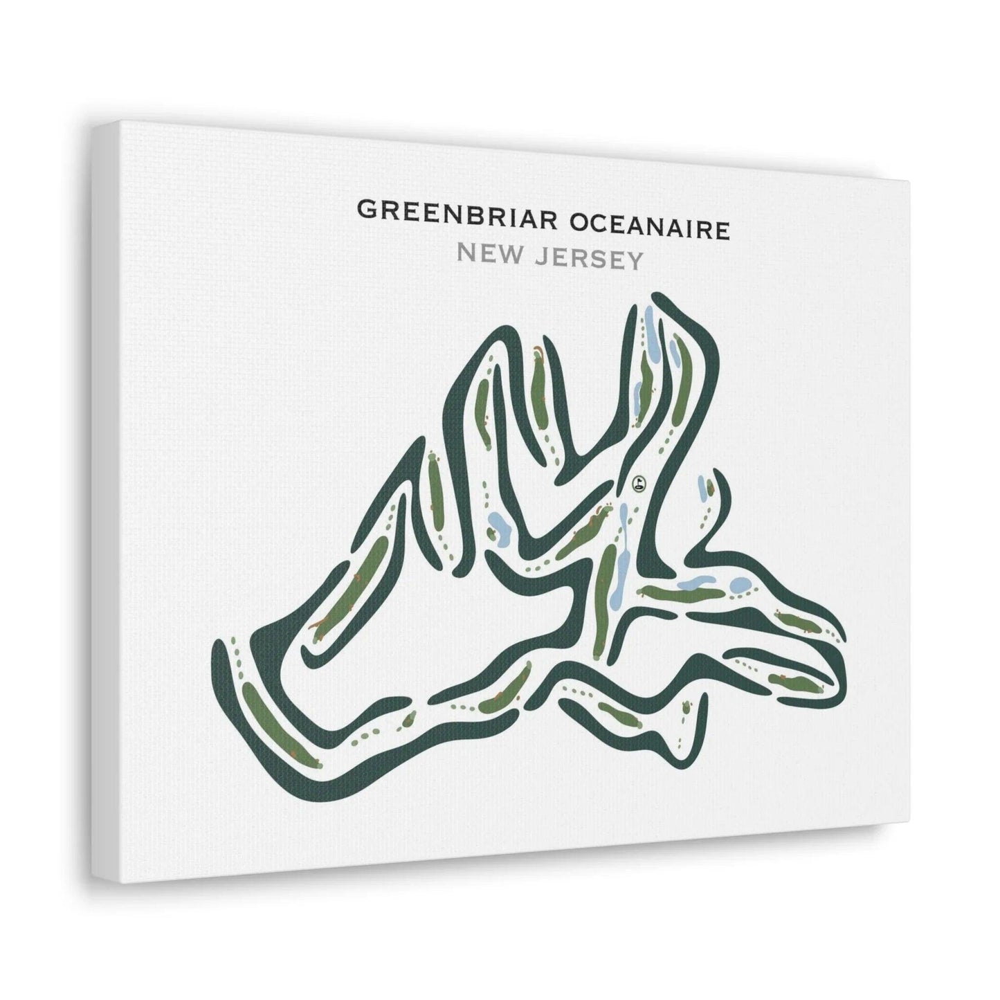 Greenbriar Oceanaire Community & Golf Course, New Jersey - Printed Golf Courses