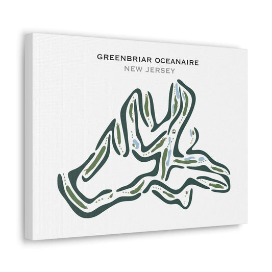 Greenbriar Oceanaire Community & Golf Course, New Jersey - Printed Golf Courses