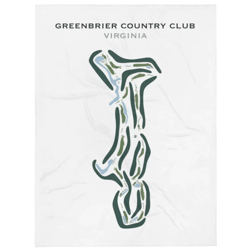 Greenbrier Country Club, Virginia - Printed Golf Courses