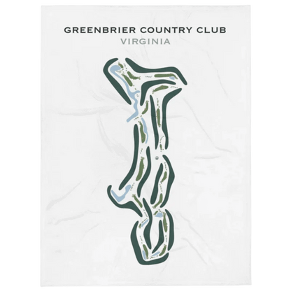 Greenbrier Country Club, Virginia - Printed Golf Courses