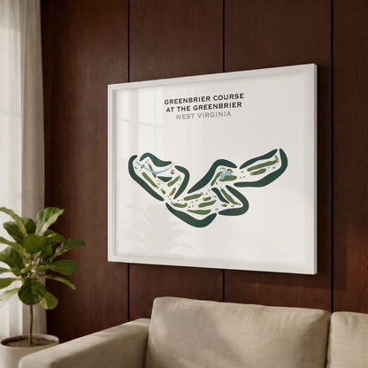 Greenbrier Course at The Greenbrier, West Virginia - Printed Golf Courses