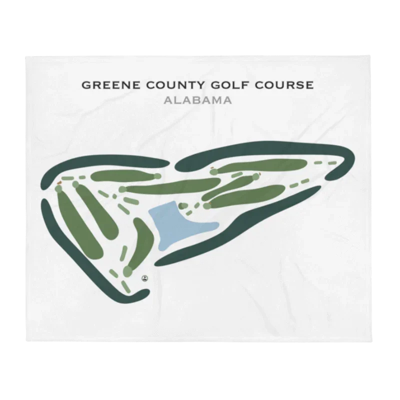 Greene County Golf Course, Alabama - Printed Golf Courses
