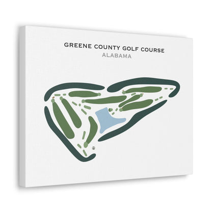 Greene County Golf Course, Alabama - Printed Golf Courses