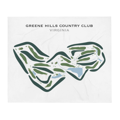 Greene Hills Country Club, Virginia - Printed Golf Courses