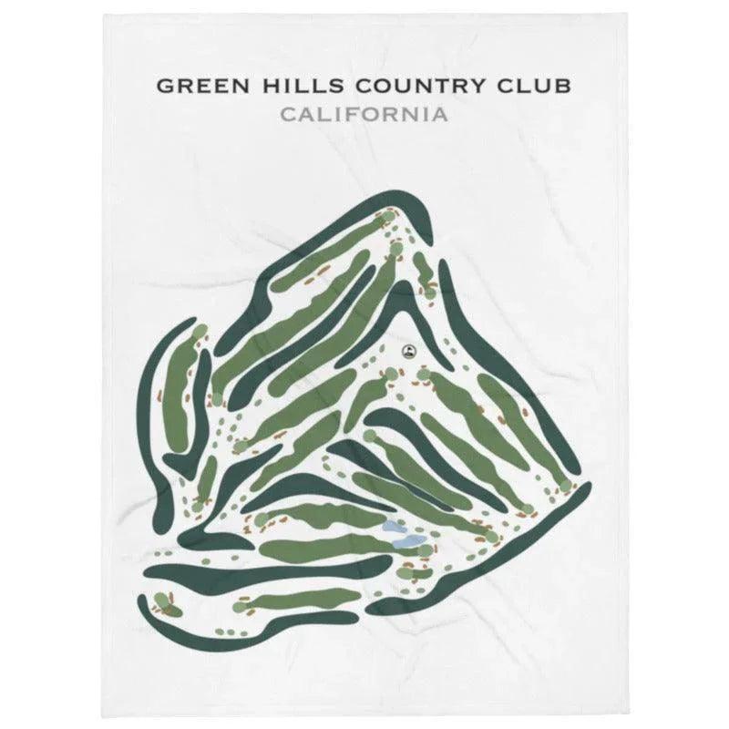 Green Hills Country Club, California - Printed Golf Courses