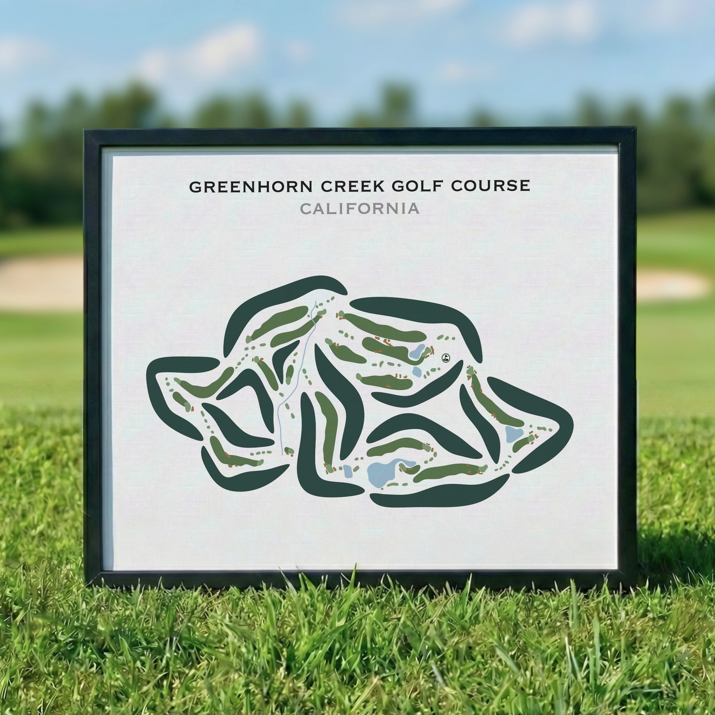 Greenhorn Creek Golf Course, California - Printed Golf Courses