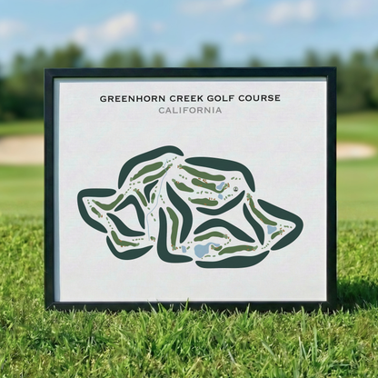 Greenhorn Creek Golf Course, California - Printed Golf Courses