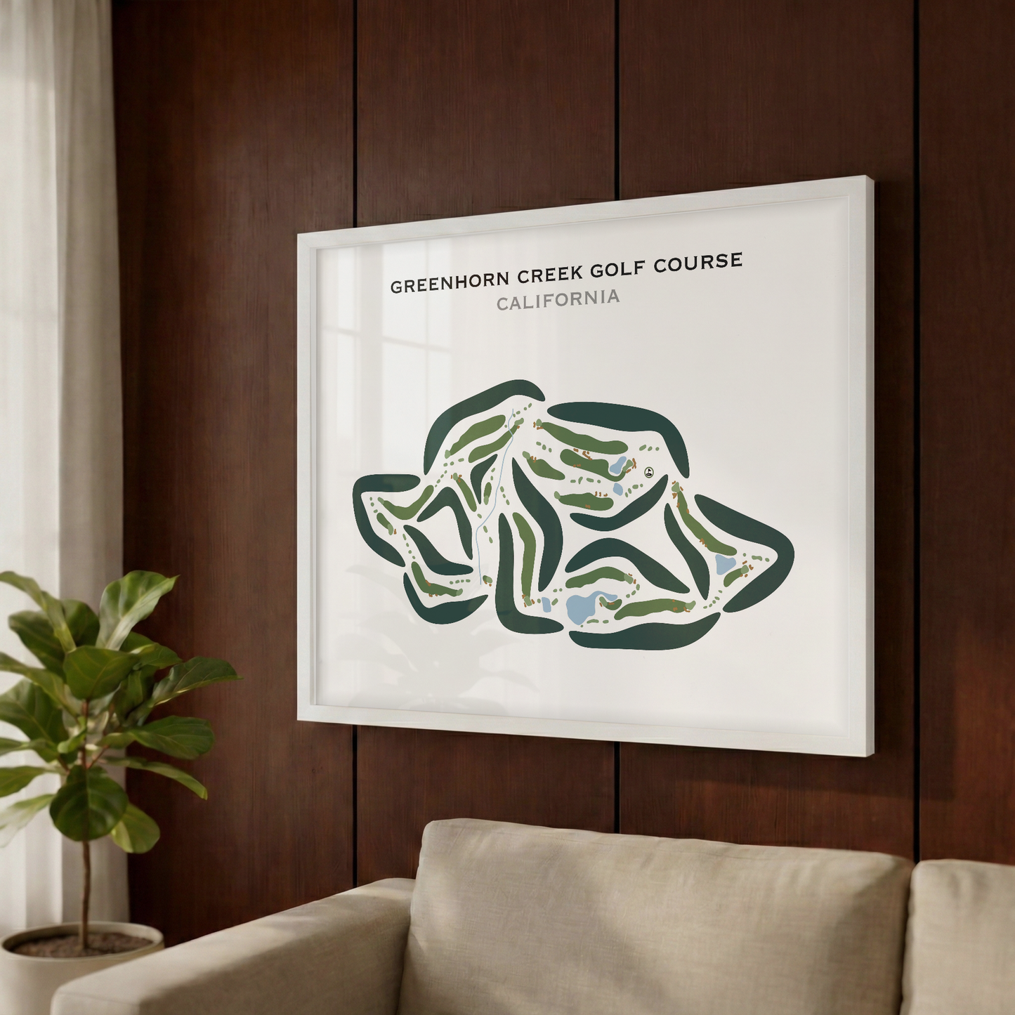 Greenhorn Creek Golf Course, California - Printed Golf Courses