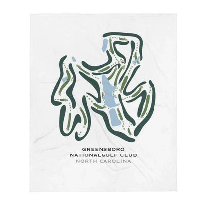 Greensboro National Golf Club, North Carolina - Printed Golf Courses