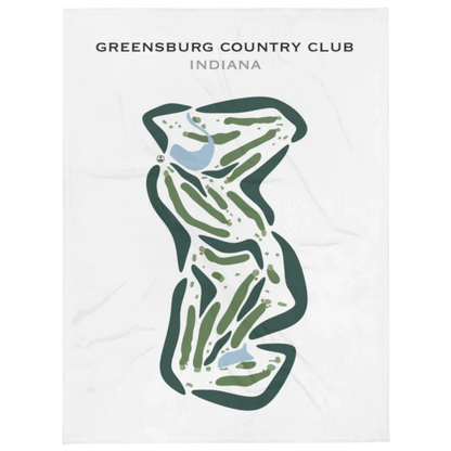 Greensburg Country Club, Indiana - Printed Golf Courses