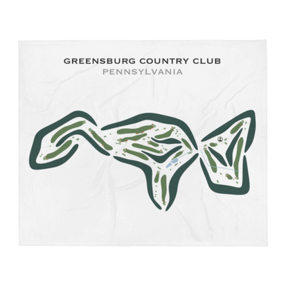 Greensburg Country Club, Pennsylvania - Printed Golf Courses