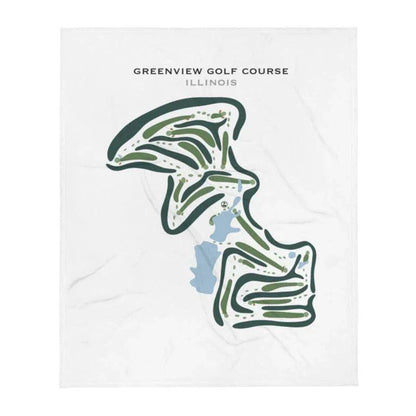 Greenview Golf Course, Illinois - Printed Golf Courses