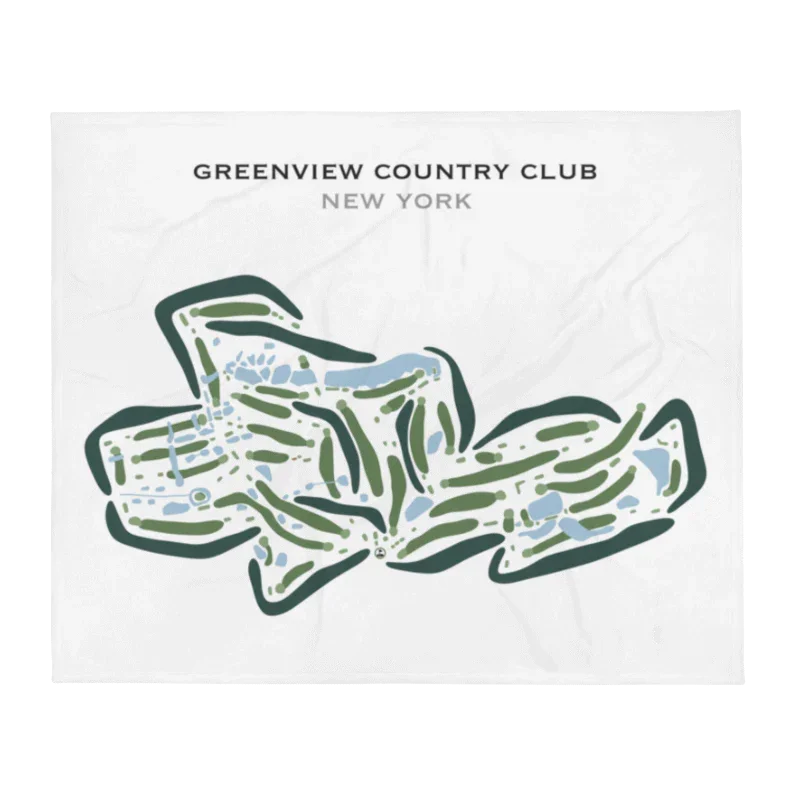 Greenview Country Club, New York - Printed Golf Courses