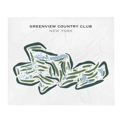 Greenview Country Club, New York - Printed Golf Courses
