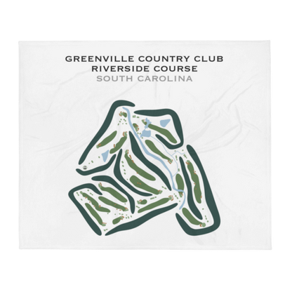 Greenville Country Club - Riverside Course, South Carolina - Printed Golf Courses