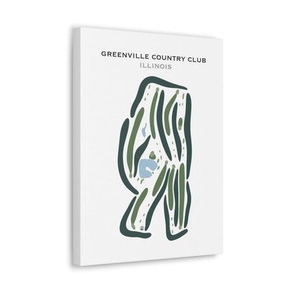 Greenville Country Club, Illinois - Printed Golf Courses