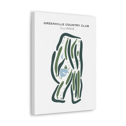 Greenville Country Club, Illinois - Printed Golf Courses