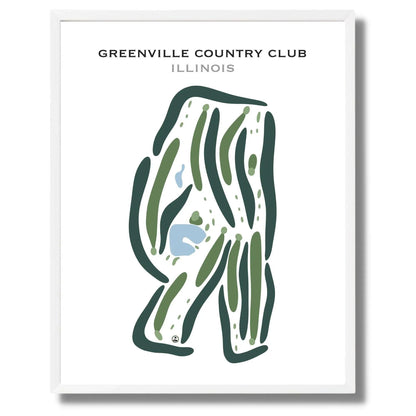 Greenville Country Club, Illinois - Printed Golf Courses
